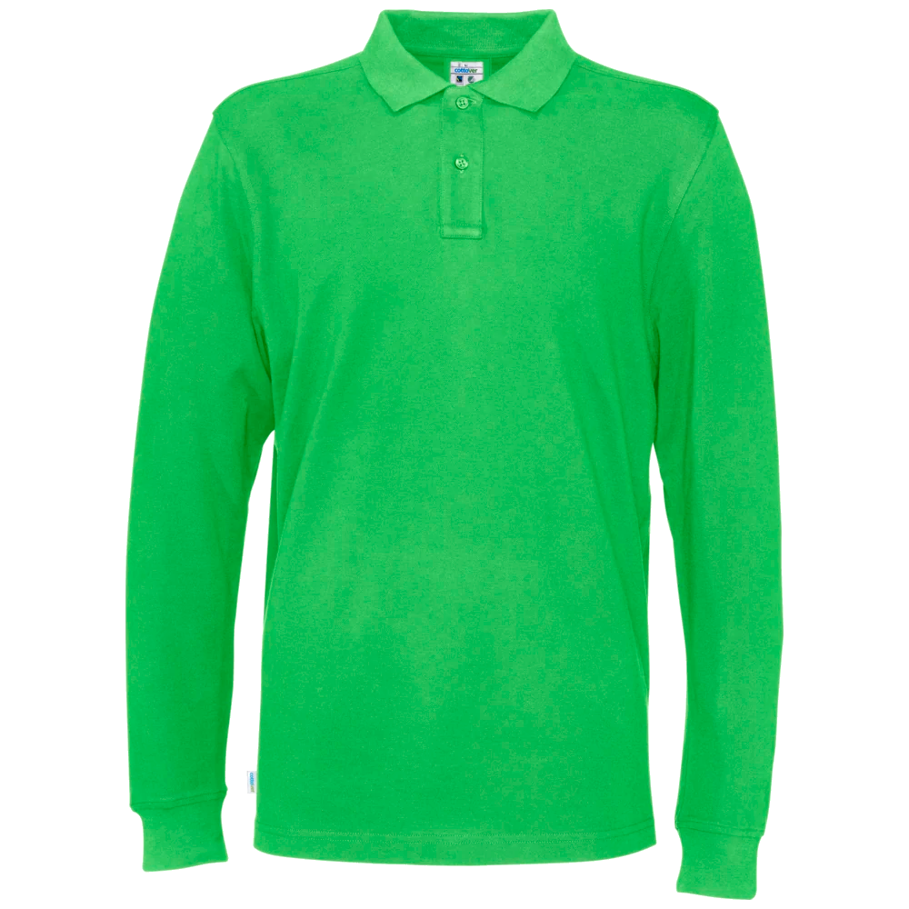 ct1018-645_cottover-polo-pique-long-sleeve-heren-gots-gecertificeerd-141018-groen-polo-ls-men-f-green