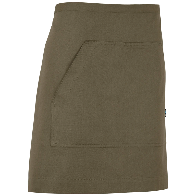 ct1045-665_cottover-heupschort-kort-gots-gecertificeerd-141045-olijfgroen-waistapronshort-green-front