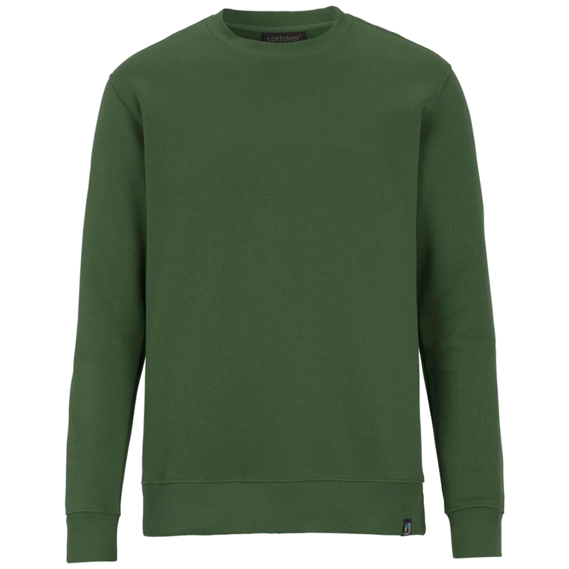 ct1203-675_cottover-key-crewneck-unisex-sweatshirt-141203-donkergroen-key-crew-neck-unisex-dk-green-front