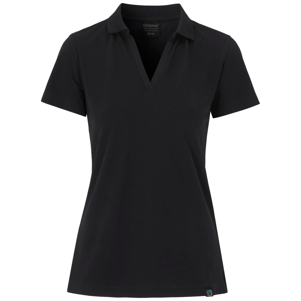 ct1505-990_cottover-stretch-polo-pique-dames-gots-gecertificeerd-141505-zwart-stretch-pique-lady-black-front