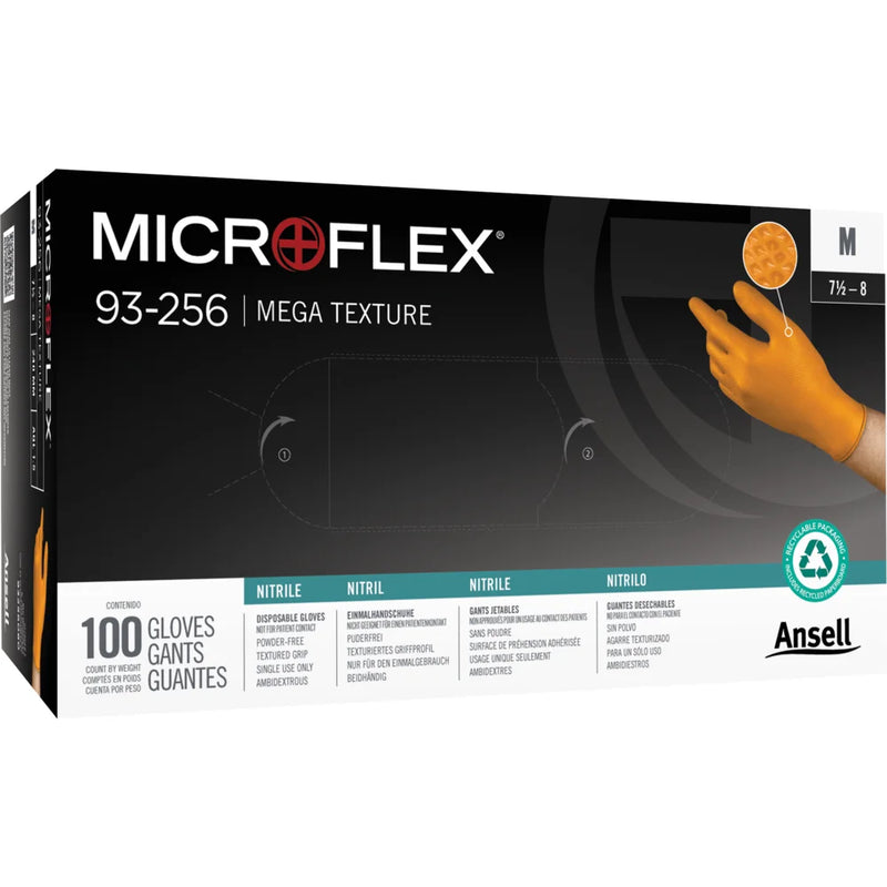 190955_ansell-microflex-93-256-texture-disposable-doos-100-stuks-oranje