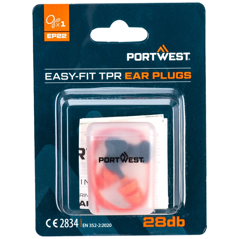 ep22-or_portwest-tpr-oordop-met-koord-1-paar-snr-28db-oranje
