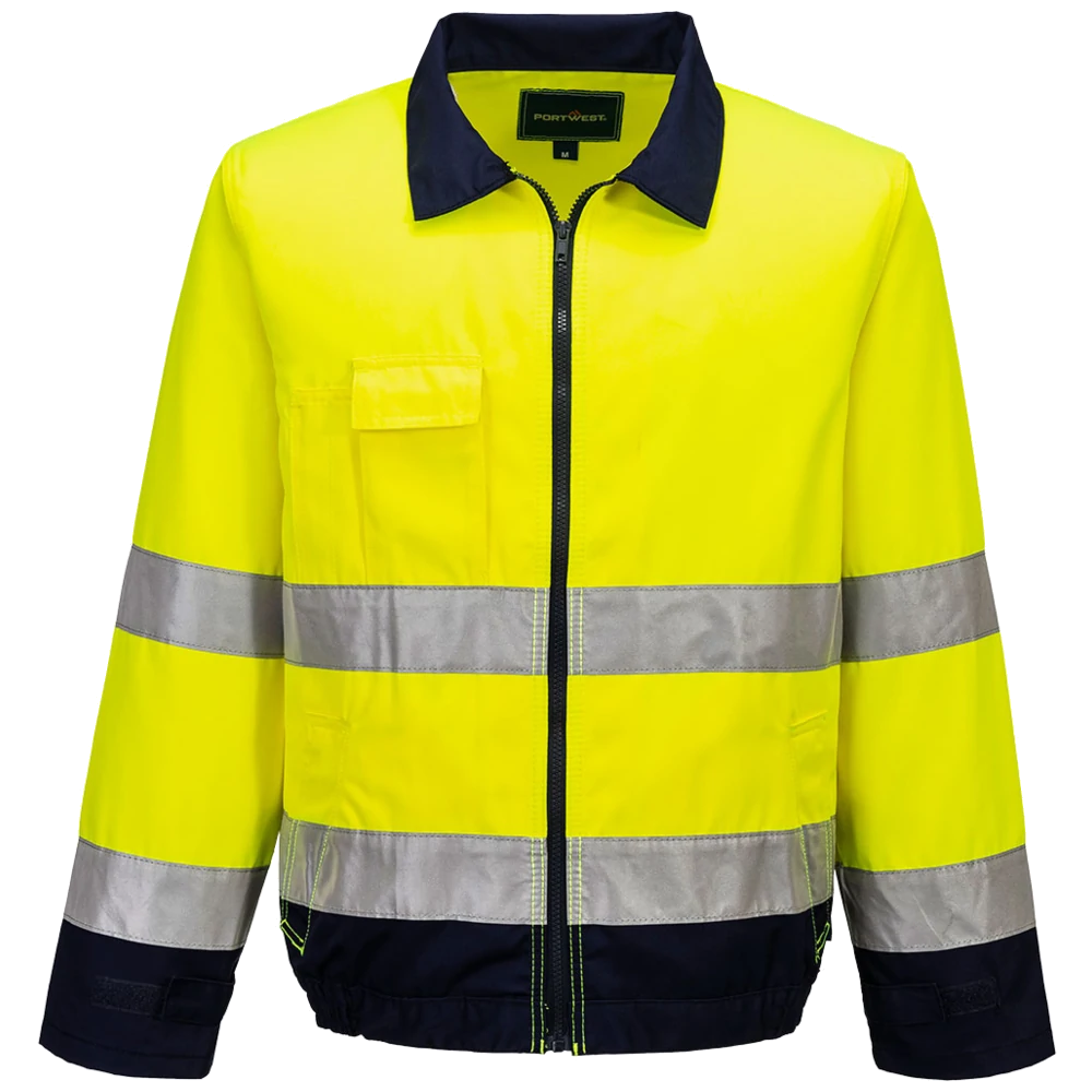 tx70_portwest-madrid-hi-vis-bomber-jacket-geel-navy