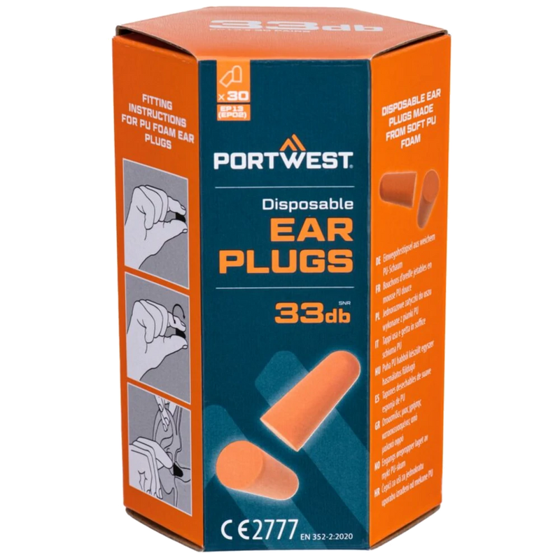 ep13_portwest-pu-schuim-oordop-30-paar-snr-33db-oranje