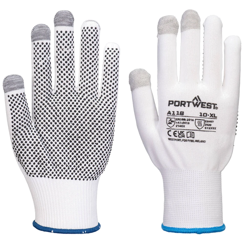 a118_portwest-grip-13-pvc-handschoen-dots-12pr-wit-grijs