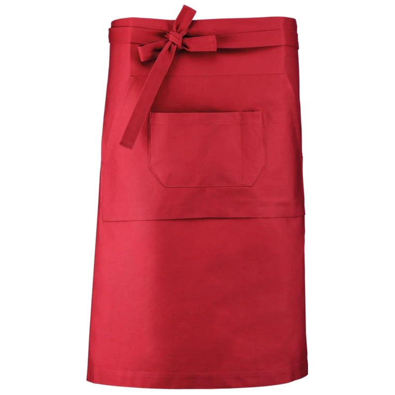 k887-re_kariban-katoenen-lang-schort-63-x-90-rood-front