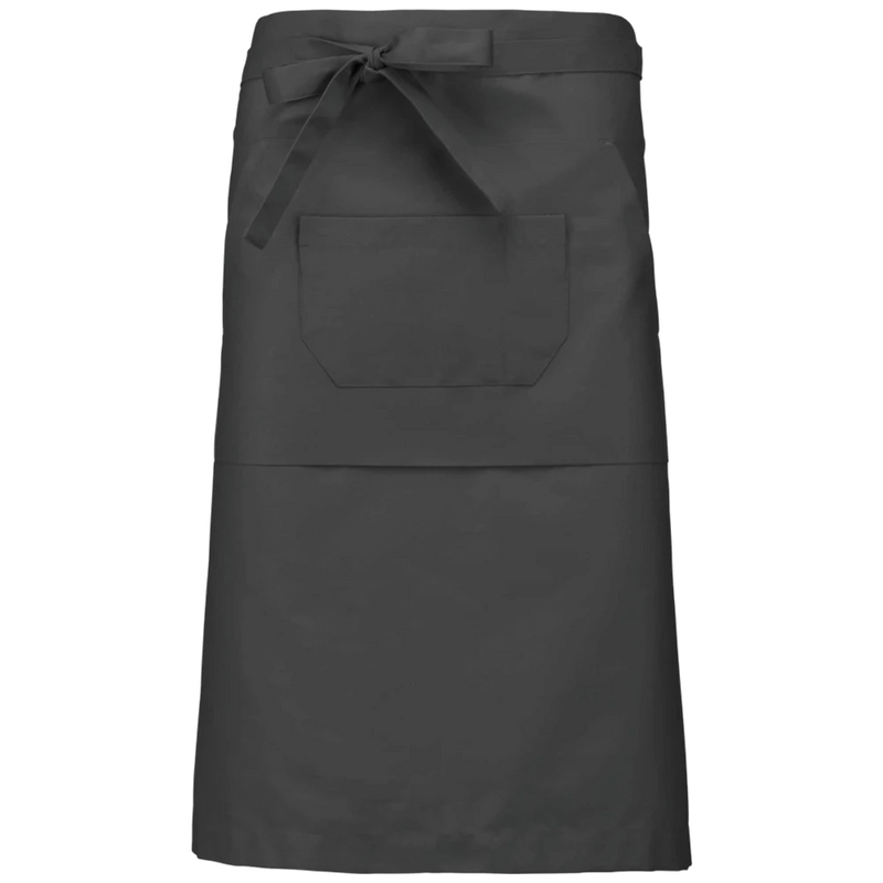 k897-dg_kariban-polykatoen-lang-schort-28-x-46-donkergrijs-front