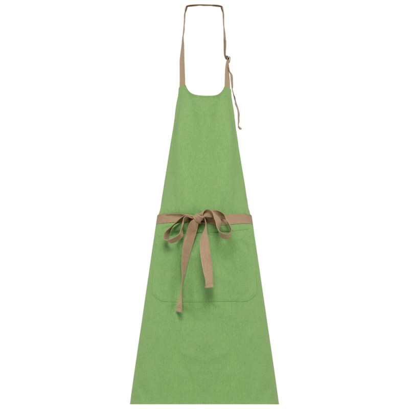 k8013-megre_kariban-ecologisch-unisex-schort-90-x-76-iers-groen-front