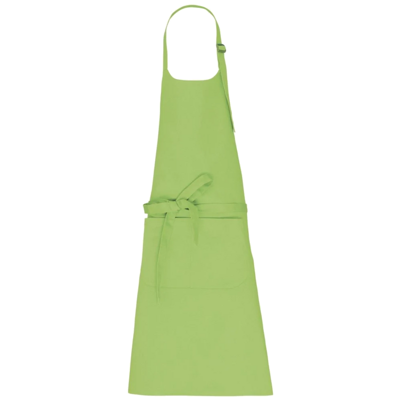 k8007-lime_kariban-schort-zak-bio-katoen-90-x-76-lime-front