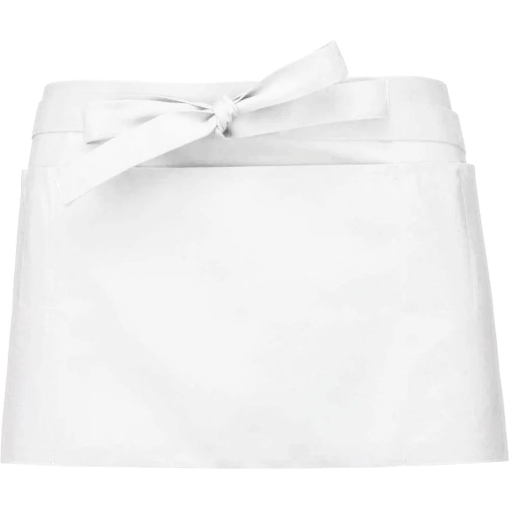k896-wh_kariban-polykatoen-kort-schort-26-x-70-wit-front