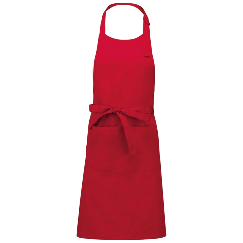 k885-re_kariban-katoenen-schort-met-zak-90-x-76-rood-front