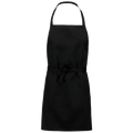 k8001_kariban-licht-schort-77-x-66-zwart-front