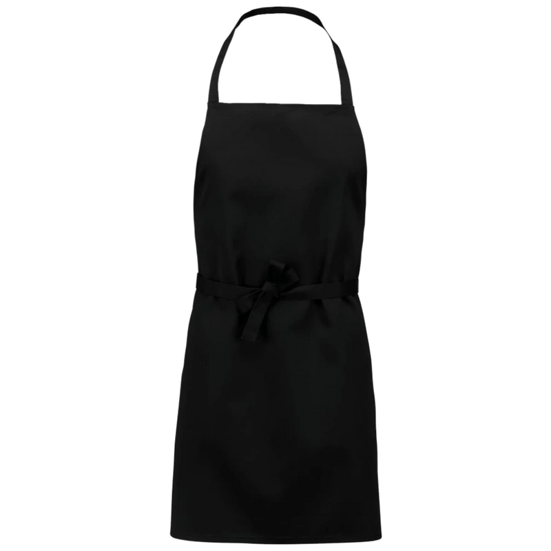 k8001_kariban-licht-schort-77-x-66-zwart-front