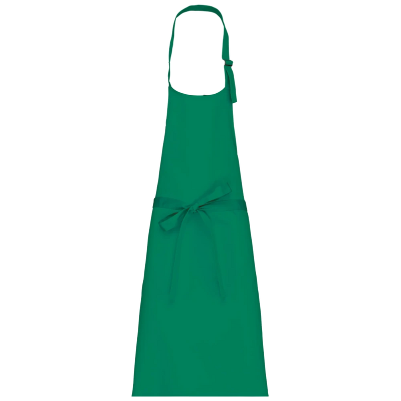 k895-kg_kariban-katoenen-schort-zonder-zak-90-x-76-kellygroen-front