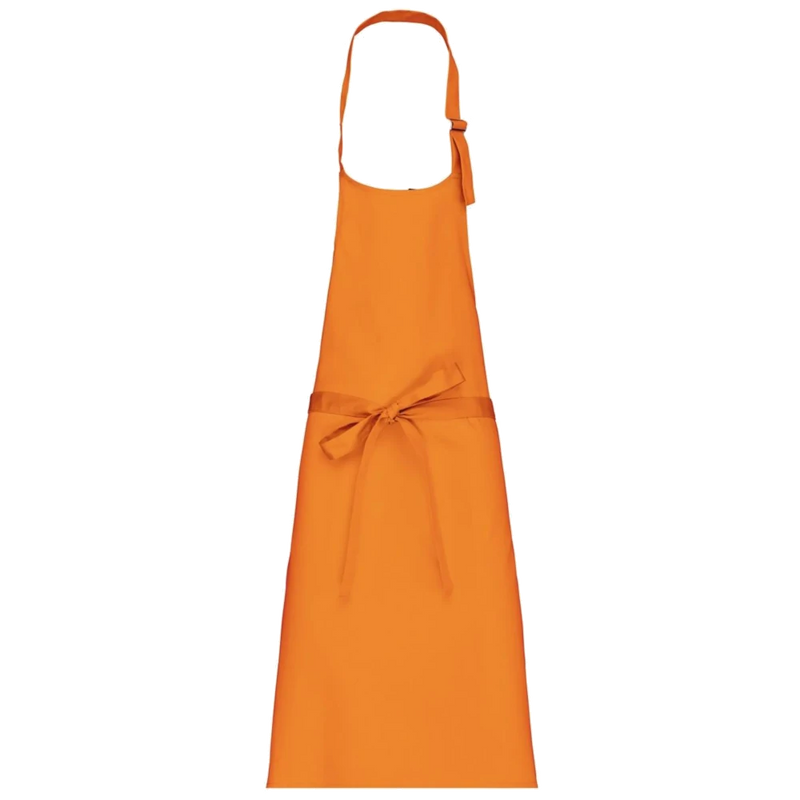 k8000-or_kariban-schort-polykatoen-zakloos-90-x-76-oranje-front