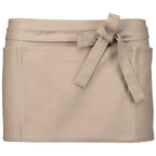 k886_kariban-katoenen-kort-schort-26-x-70-beige-front