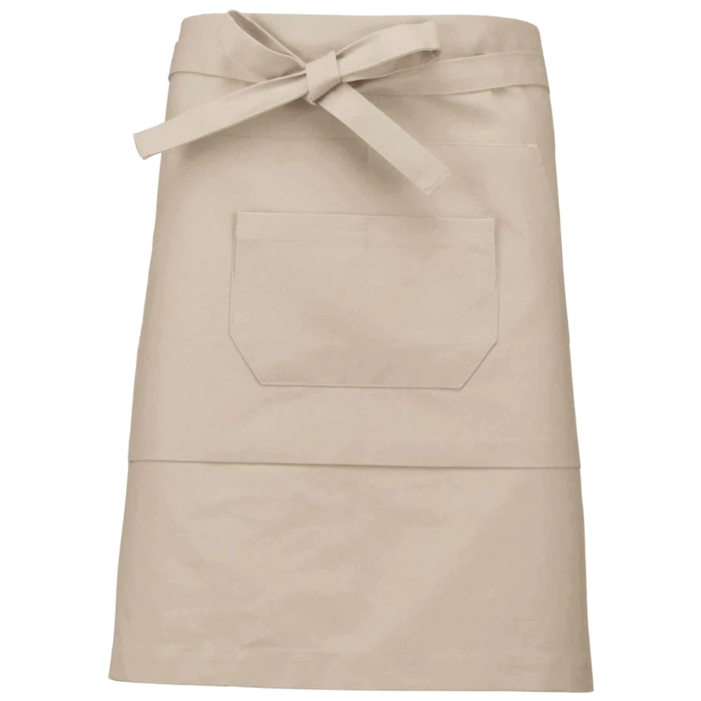 k899_kariban-polykatoen-halflang-schort-50-x-90-beige-front