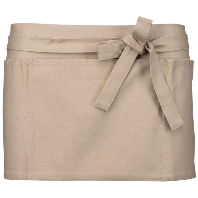 k886-beo_kariban-katoenen-kort-schort-26-x-70-beige-front