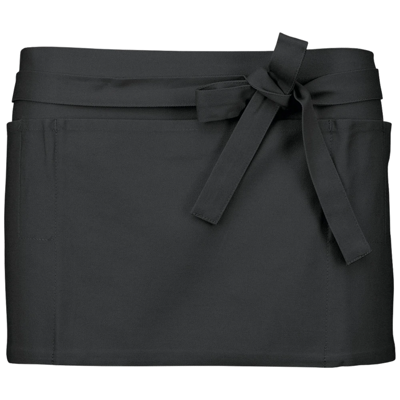 k886-dgo_kariban-katoenen-kort-schort-26-x-70-donkergrijs-front
