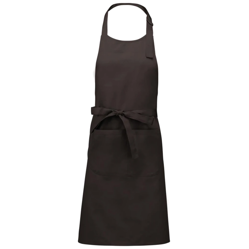 k885-ch_kariban-katoenen-schort-met-zak-90-x-76-chocoladebruin-front