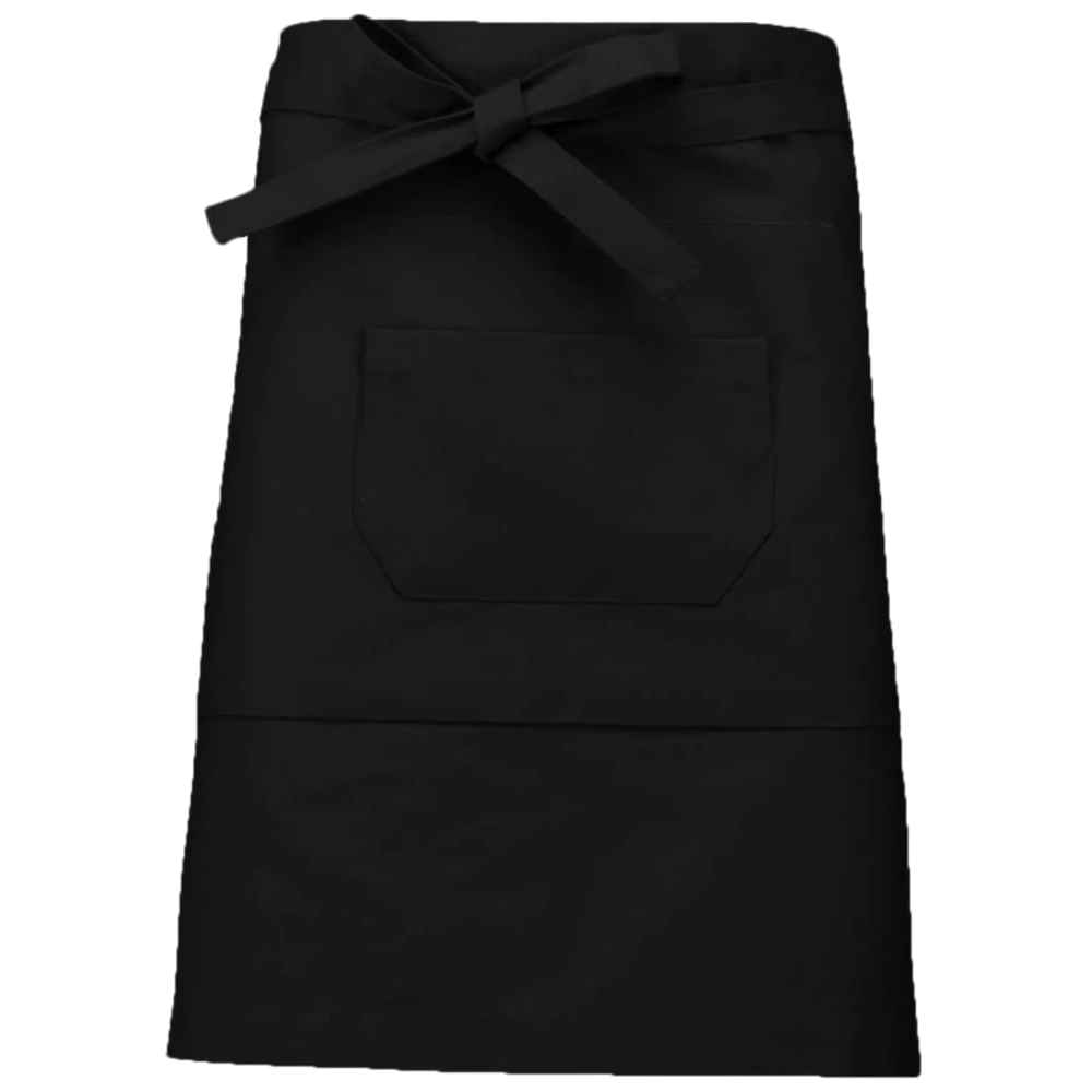 k898-bl_kariban-katoenen-halflang-schort-28-x-46-zwart-front