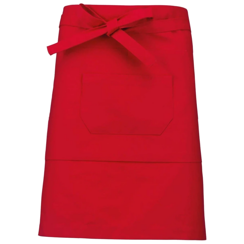 k899-re_kariban-polykatoen-halflang-schort-50-x-90-rood-front