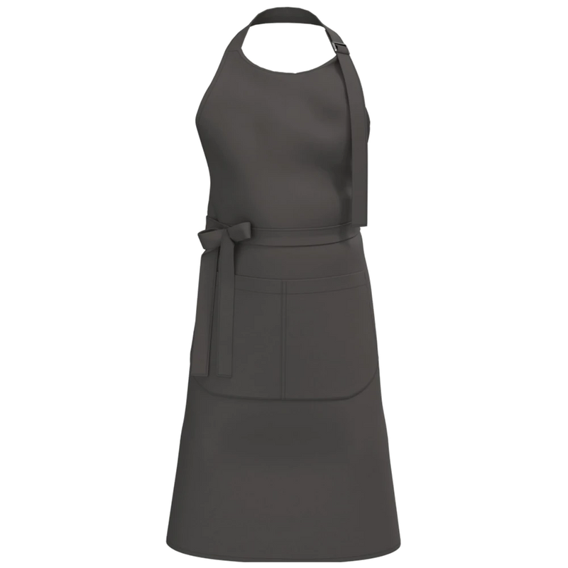 k8007-dg_kariban-schort-zak-bio-katoen-90-x-76-donkergrijs-front