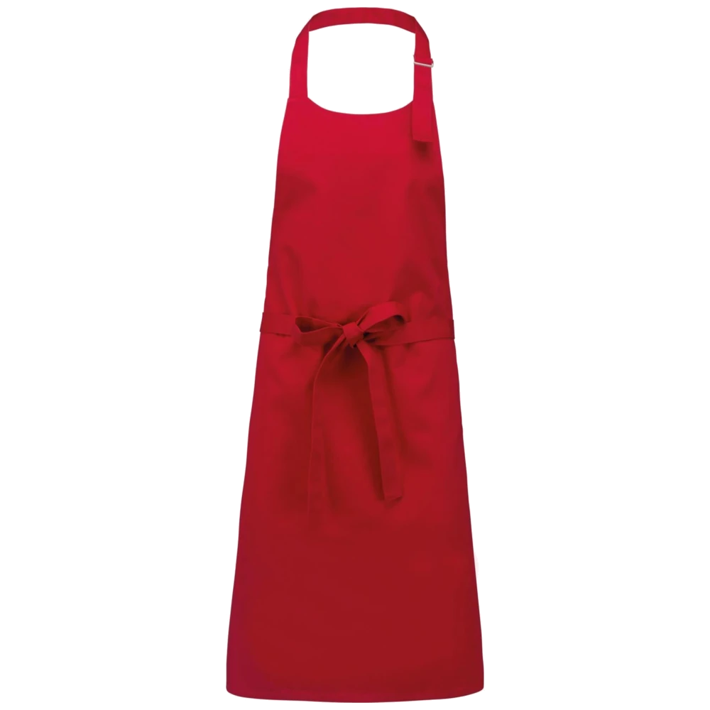 k895-re_kariban-katoenen-schort-zonder-zak-90-x-76-rood-front
