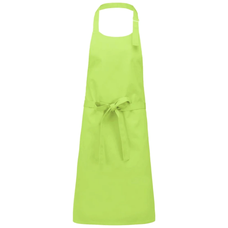 k895-li_kariban-katoenen-schort-zonder-zak-90-x-76-lime-front