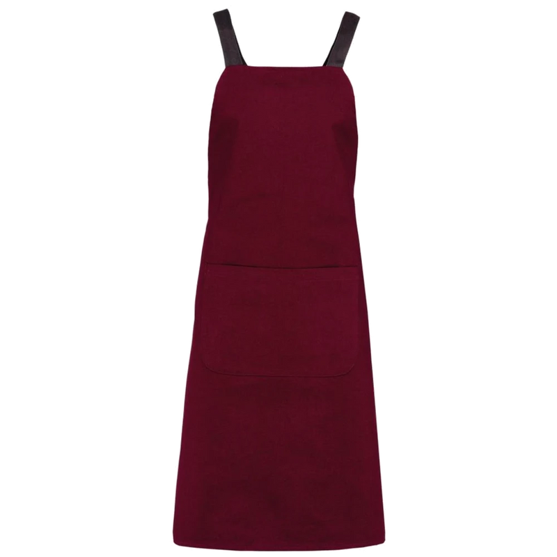k8002-wi_kariban-schort-biologisch-katoen-90-x-76-bordeaux-front