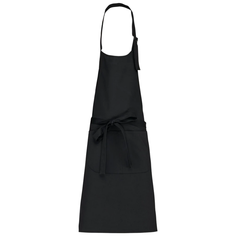 k8005_kariban-schort-wasbaar-op-hoge-temperatuur-90-x-76-zwart-front