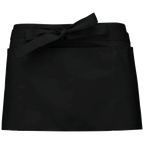 k896-bl_kariban-polykatoen-kort-schort-26-x-70-zwart-front