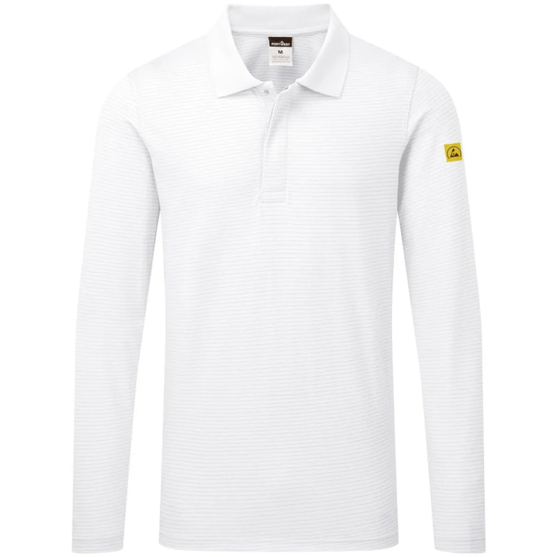 Portwest Anti-statische ESD Polo Lange Mouw AS23
