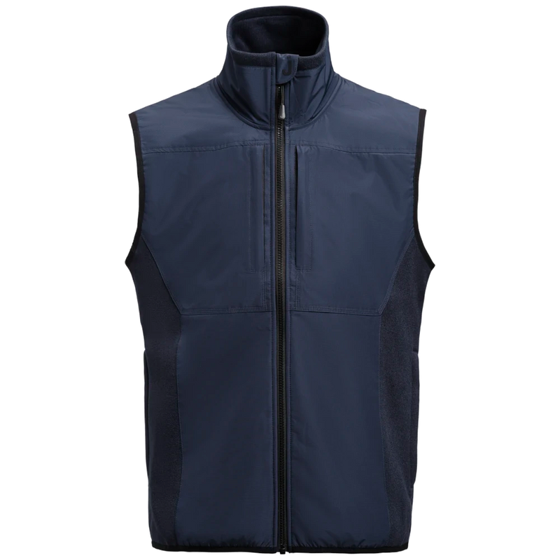 j1276-6700_jobman-1276-fleece-vest-marineblauw-enduranceknitfleecevst-front
