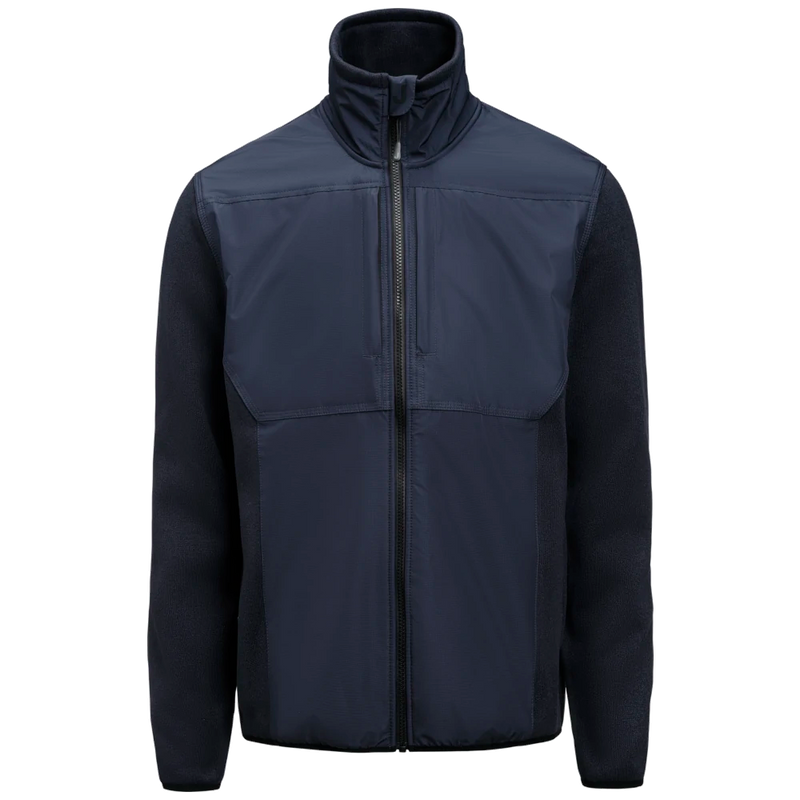 j1275-6700_jobman-1275-fleece-jas-marineblauw-enduranceknitfleecejkt-front