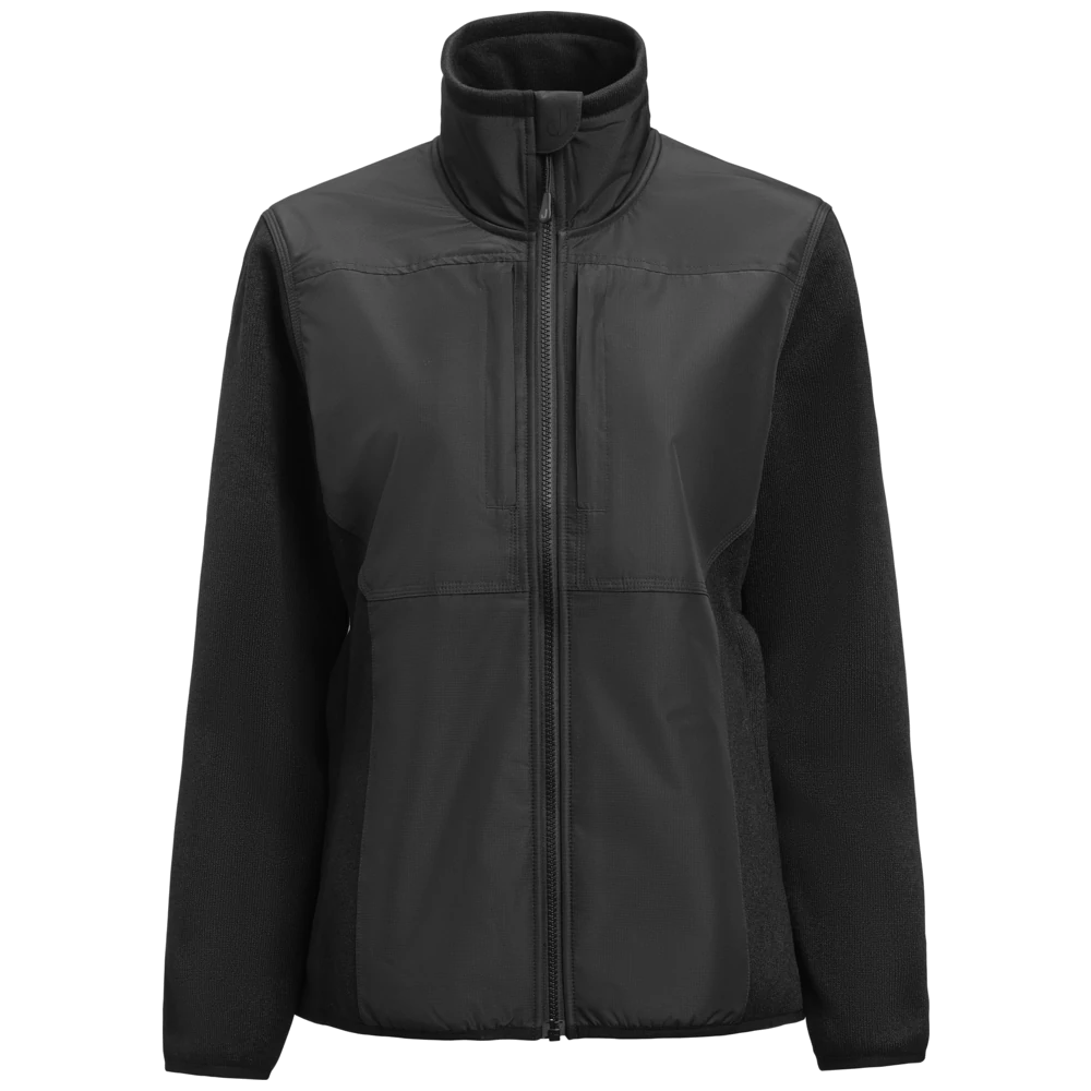 j1274_jobman-1274-dames-fleece-jas-enduranceknitflcejktw-front
