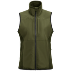 j1277-7600_jobman-1277-dames-fleece-vest-olijfgroen-enduranceknitflcevstw-front