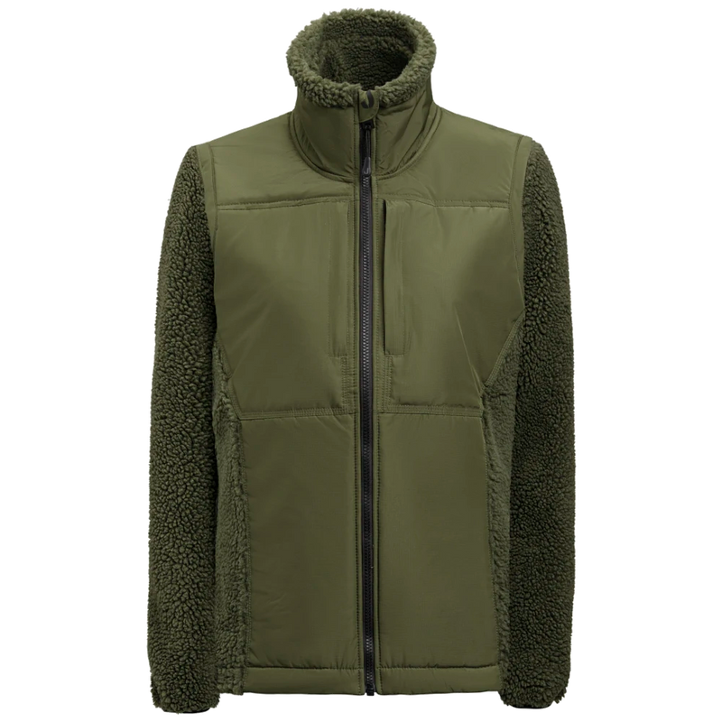 j1174-7600_jobman-1174-dames-pile-jas-olijfgroen-pilejacketw-front