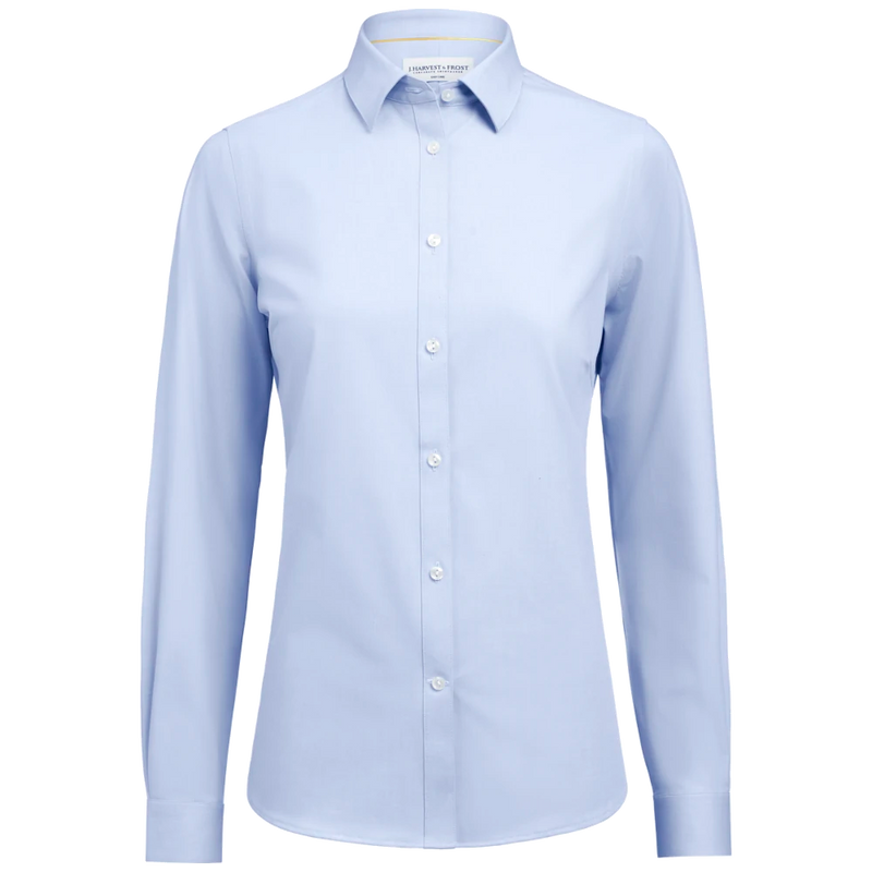 j915005-502_james-harvest-frost-yb150-twill-stretch-blouse-dames-contemporary-2915005-hemelsblauw-yb150twillstretchwomancontemp-front