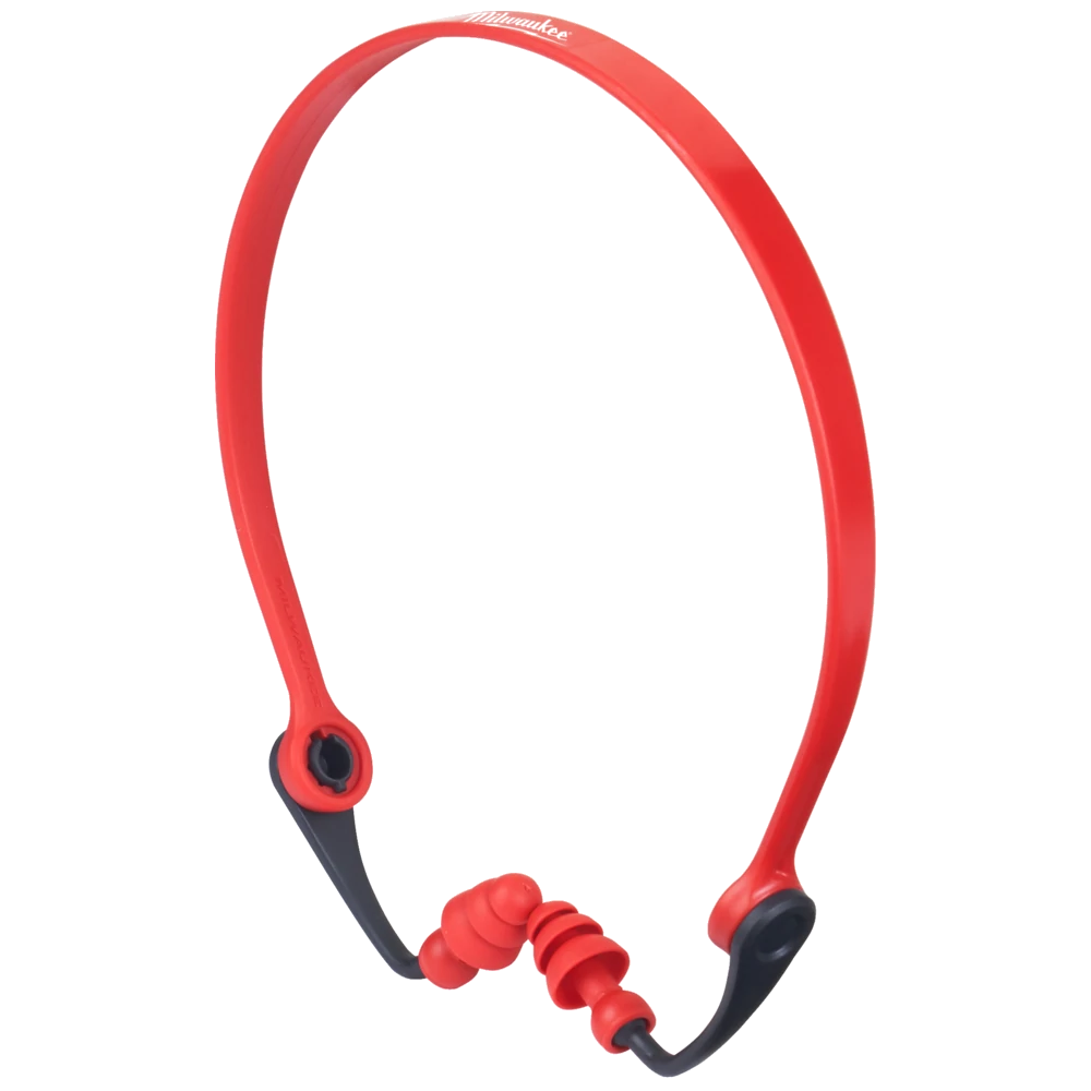 mwbeps-ro_milwaukee-gehoorbeugel-met-plugs-tpr-32db-rood